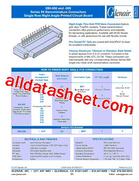 890-008-15PA1-BRT2T型号图片