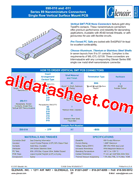 890-010-15PT-BSST型号图片