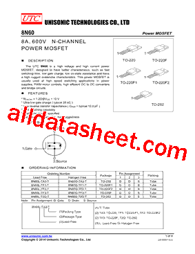 8N60G-TF3-T型号图片