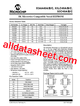 93AA46BXT-E/MSG型号图片