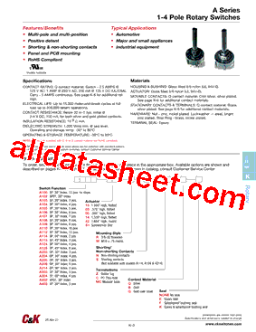 A100-15-R-NC-QK型号图片