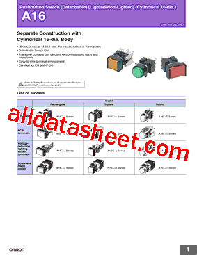 A165L-TRA-5-1P型号图片