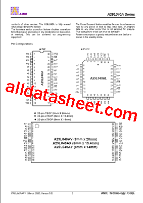 A29L040AV型号图片