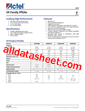 A54SX16P-1PQ208PP型号图片