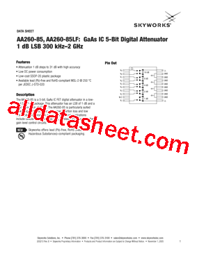 AA260-85LF型号图片