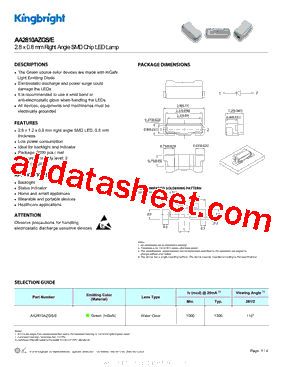 AA2810AZGS-E型号图片