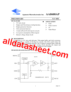 AA8600AP型号图片