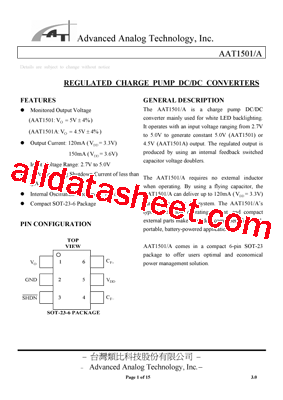 AAT1501A型号图片