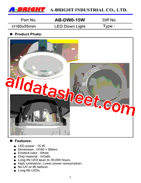 AB-DW0-15W_15型号图片