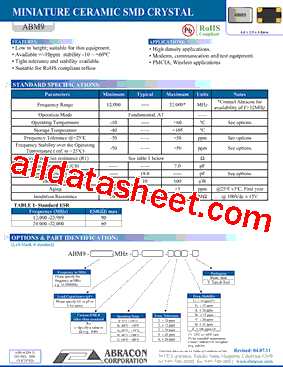 ABM9-R40-N-B4G型号图片