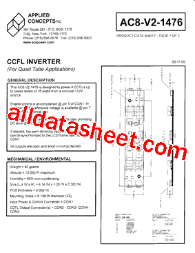 AC8-V2-1476型号图片