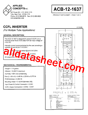 ACB-12-1637型号图片