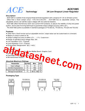 ACE1085382WM+型号图片