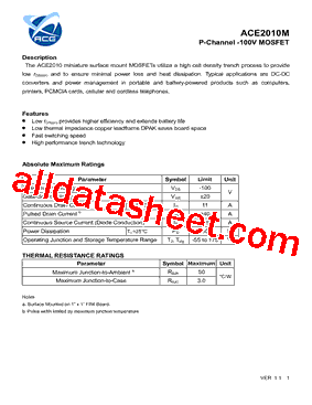 ACE2010M型号图片