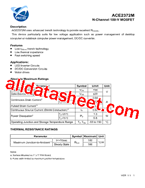 ACE2372M型号图片