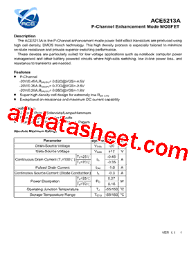 ACE5213A型号图片