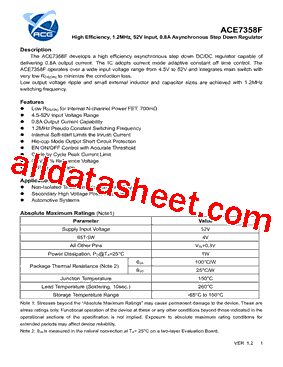 ACE7358F型号图片