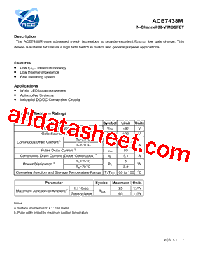 ACE7438M型号图片