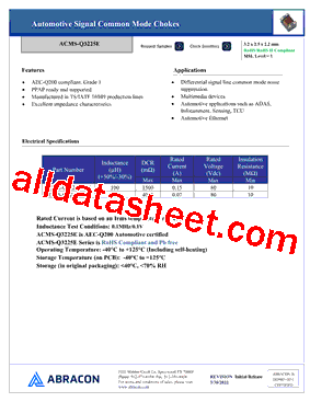 ACMS-Q3225E-201-T型号图片