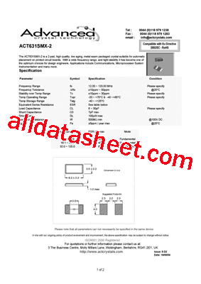 ACT631SMX-2型号图片