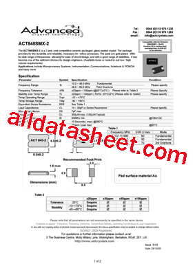 ACT845SMX-2型号图片