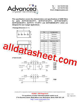 ACTF139_10型号图片