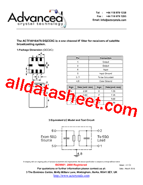 ACTF4016型号图片