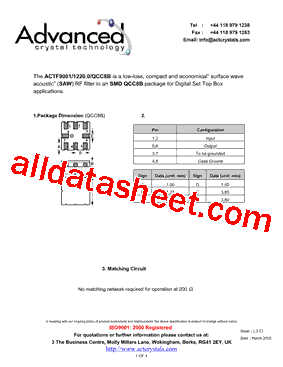 ACTF9001型号图片