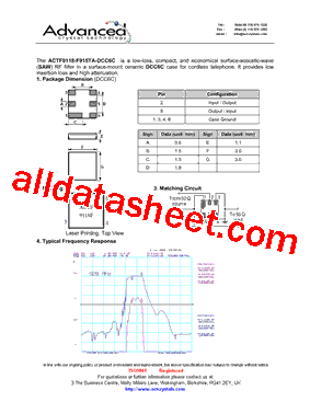 ACTF9118型号图片