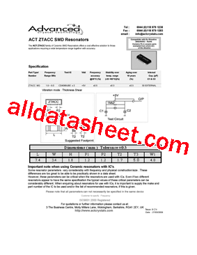 ACTZTACC型号图片