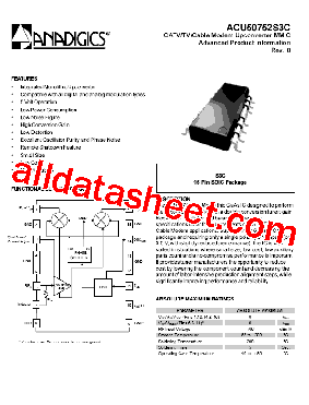 ACU50752S3C型号图片