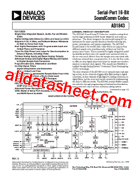 AD1843JST型号图片