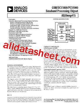 AD20MSP415型号图片