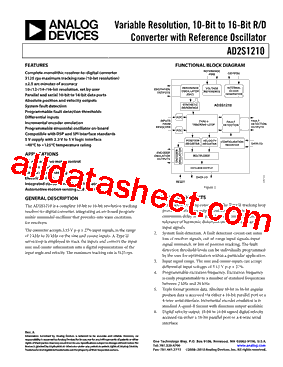 AD2S1210-10型号图片