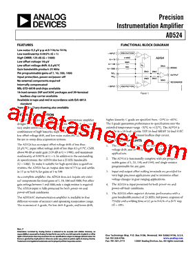 AD524ADZ1型号图片