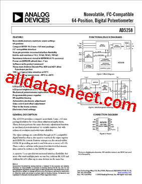 AD5258BRMZ100-R71型号图片