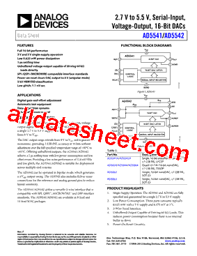 AD5541JRZ-REEL7型号图片