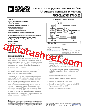 AD5622AKSZ-2500RL7型号图片