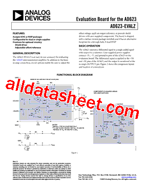 AD623-EVAL型号图片