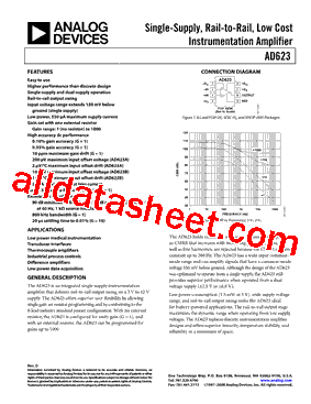 AD623AR-REEL7型号图片