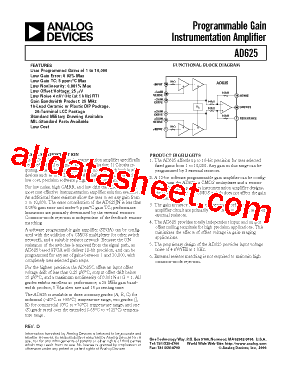 AD625CDZ型号图片