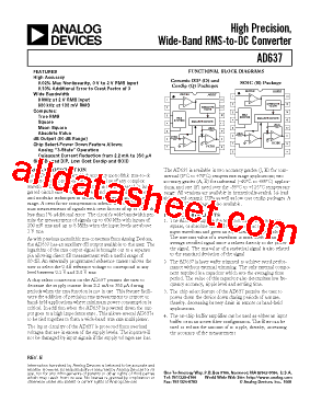 AD637BQ型号图片