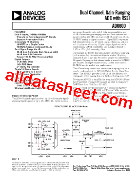 AD6600ST型号图片