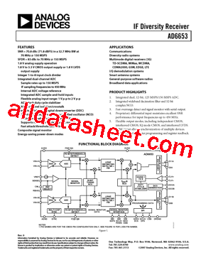 AD6653型号图片