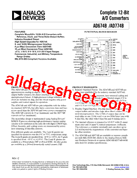 AD674BTE型号图片