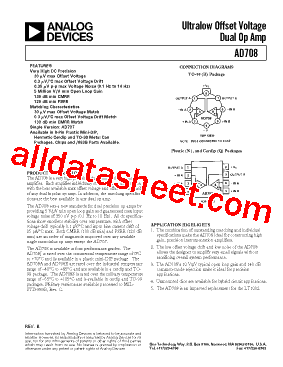 AD708BQ型号图片