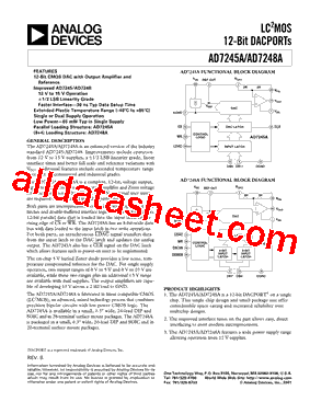 AD7245AAN型号图片