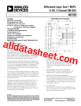 AD7265ASU型号图片