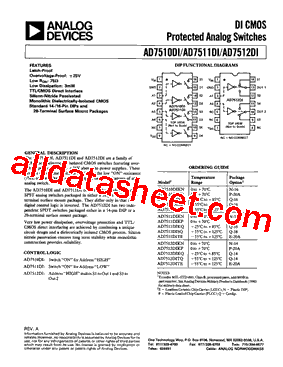 AD7511DITE型号图片