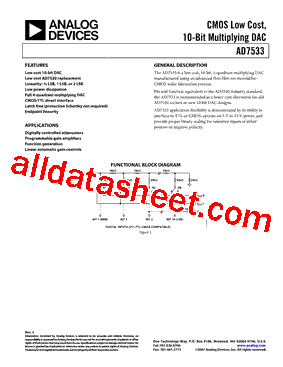 AD7533JP-REEL型号图片